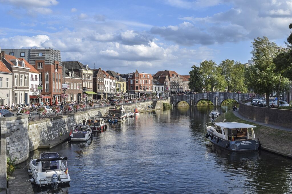 Roermond mit Kindern