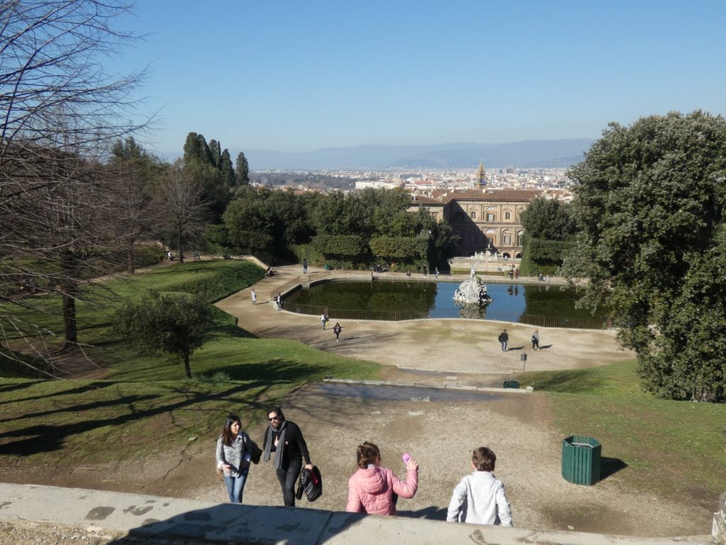 Boboli Florenz mit Kindern