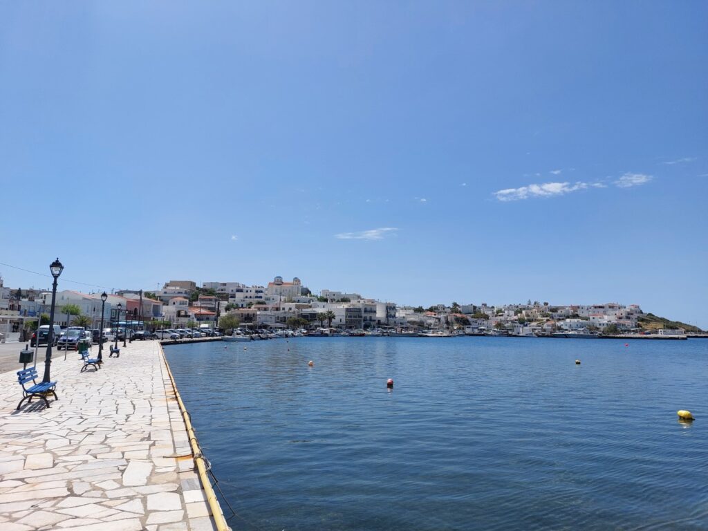 griechische Inseln Andros Kindern