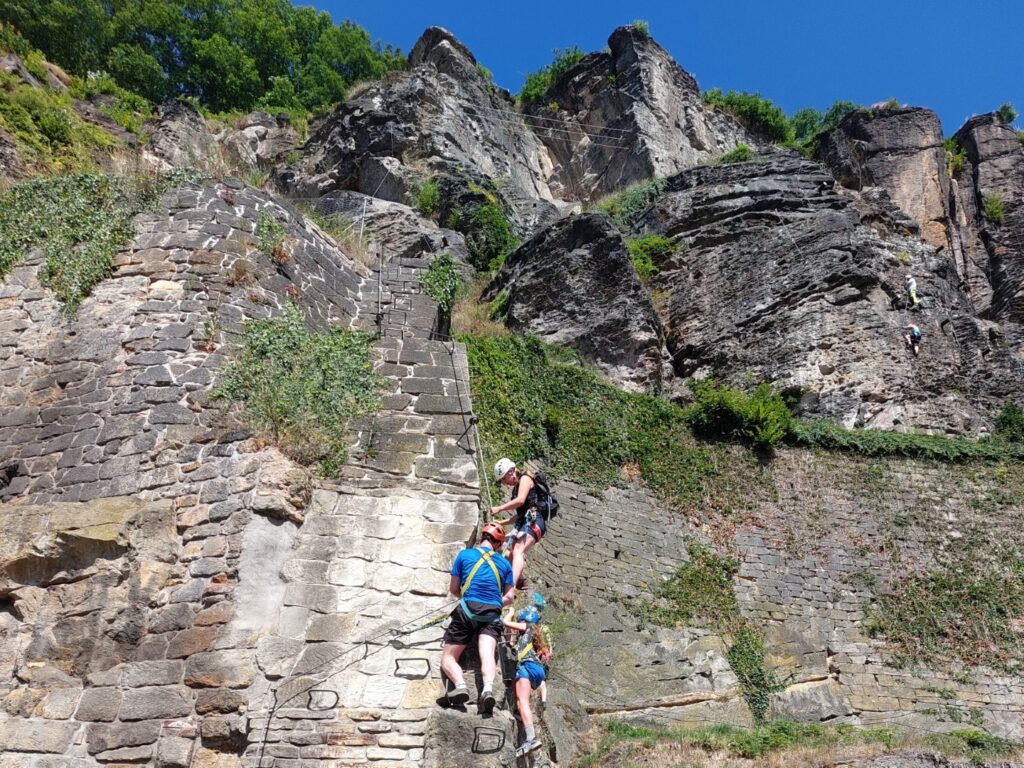 Via Ferrata Decin mit Kindern