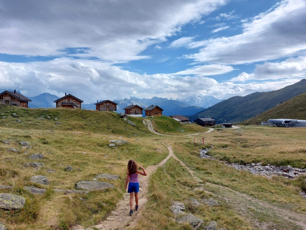 Blatten-Belalp mit Kindern