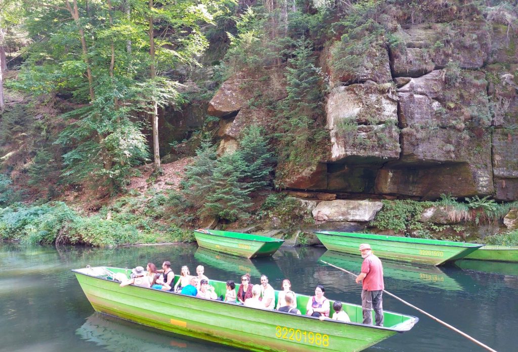 Böhmische Schweiz Botsfahrt
