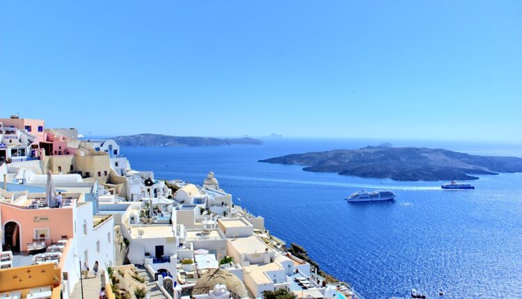 Santorin mit Kindern