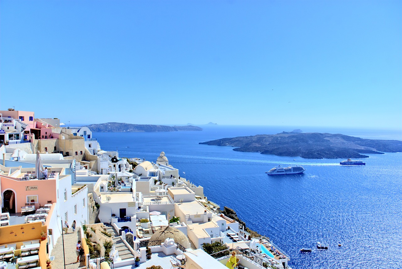 Santorin mit Kindern