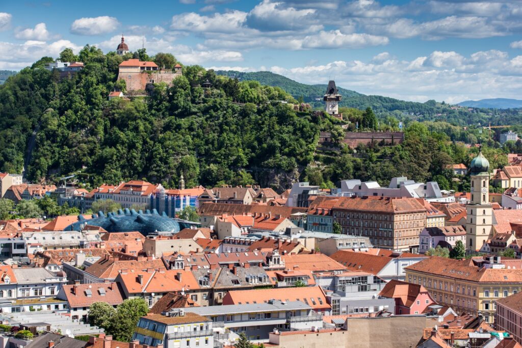 Schlossberg Graz mit Kindern