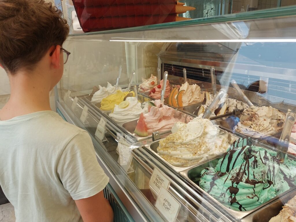 La Cremeria Lazise mit Kindern