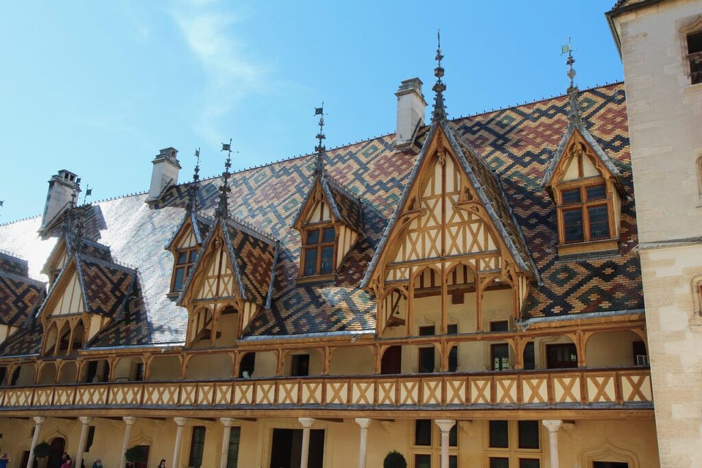 Beaune mit Kindern