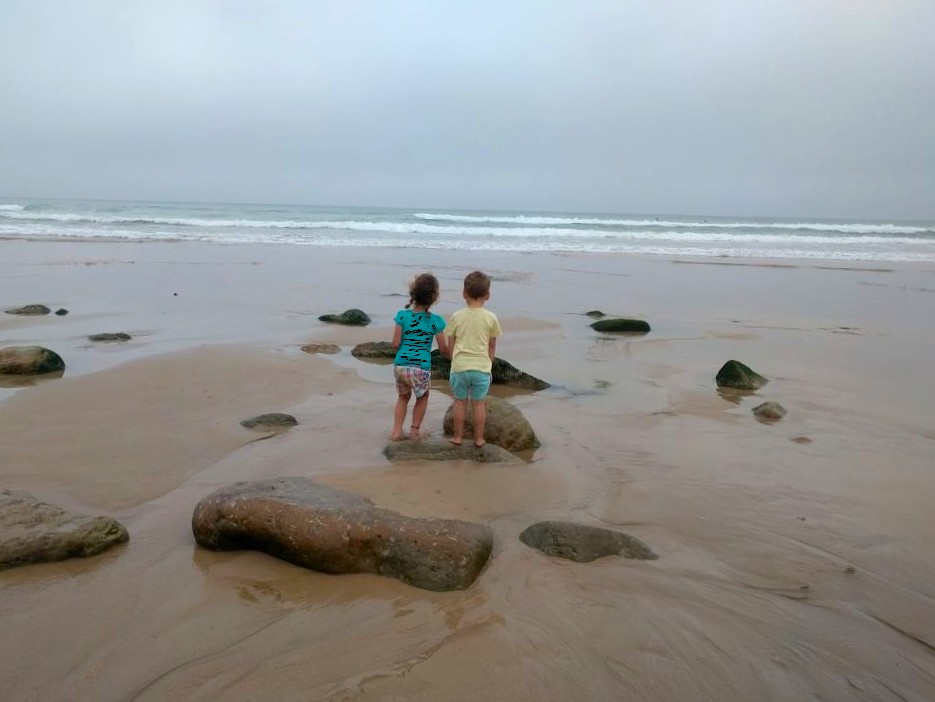 Ericeira mit Kindern