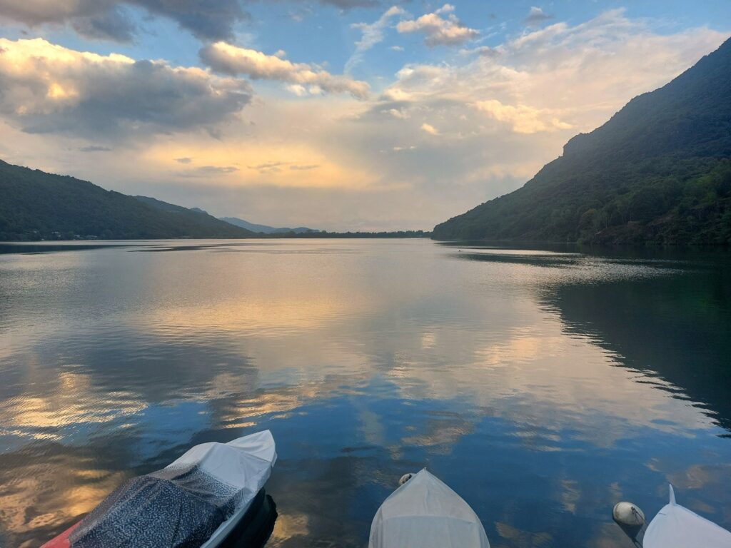 Lago Mergozzo mit Kindern